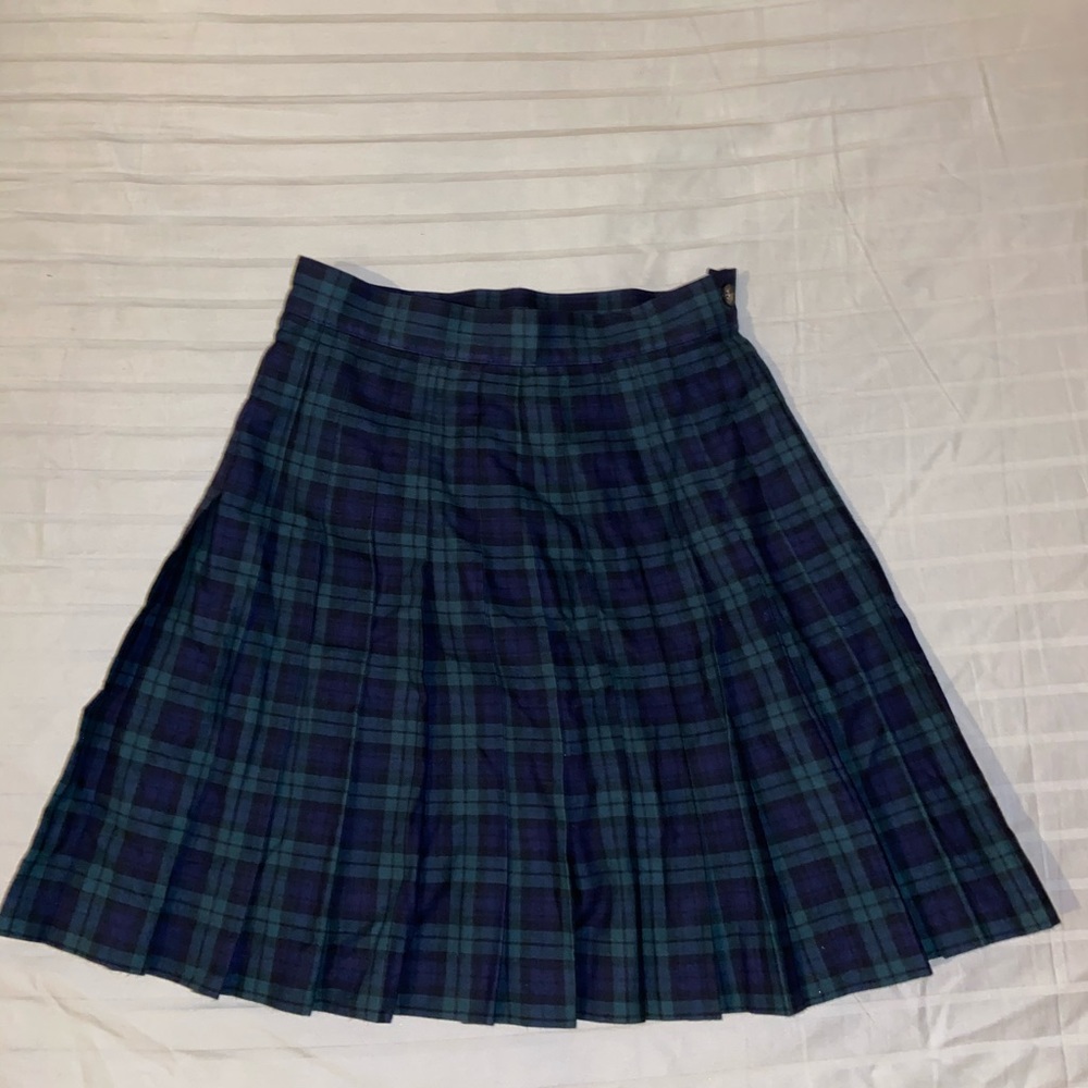 Plaid School Girl Skirt (Pleated)